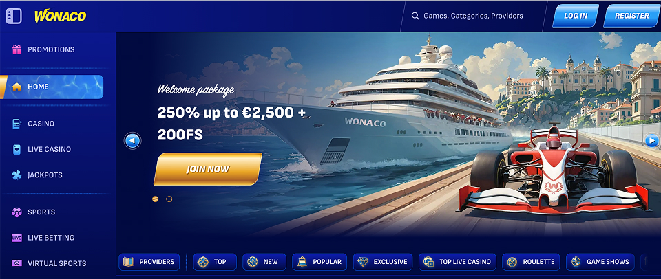 wonaco casino